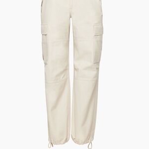 Aritzia TNA New Supply Cargo Pants 0 Regular Cream